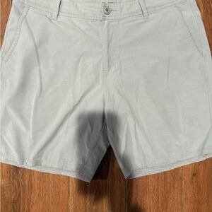 Huk performance Shorts (gray) - men’s 36 waist - 8” inseam
